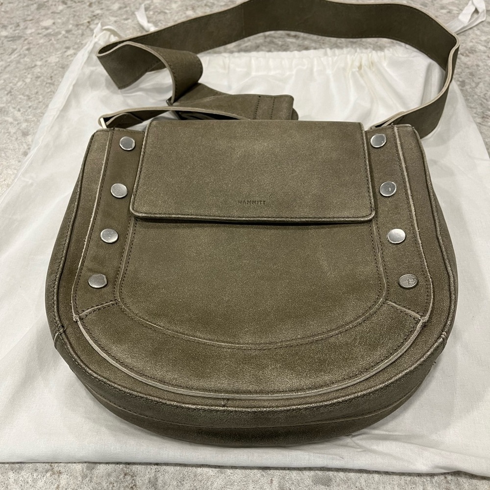 Suede Olive Crossbody Satchel — Women Bags Satchels